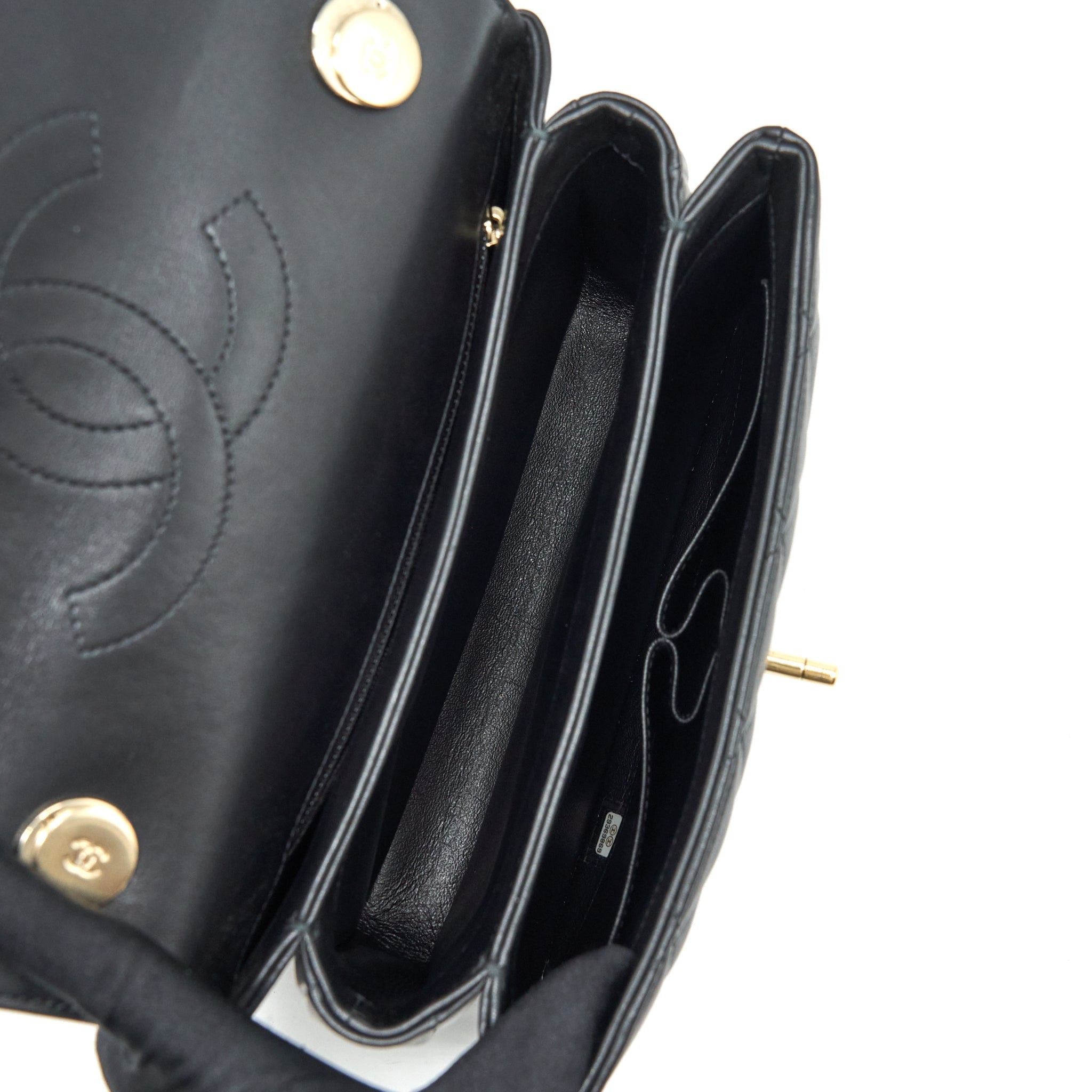 Chanel Trendy CC Flap Bag Lambskin Black L