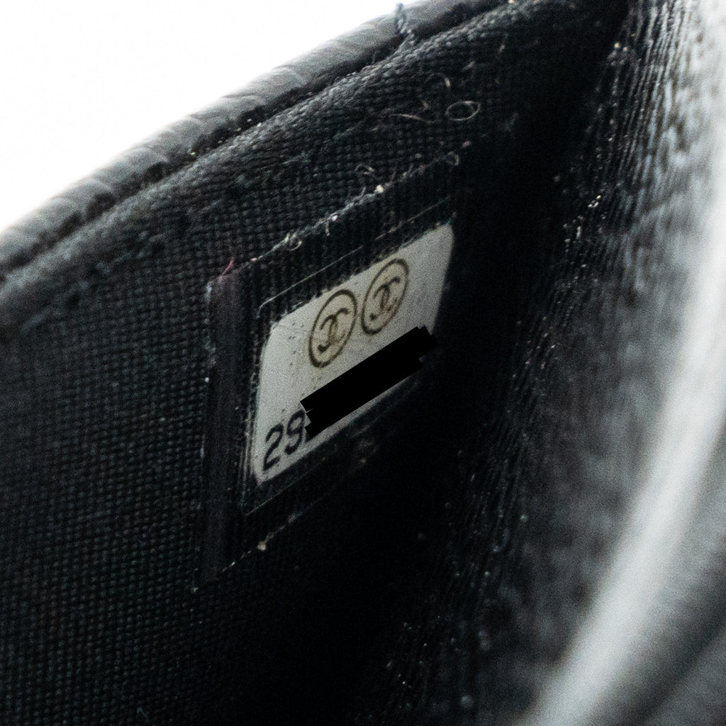 Chanel Classic Wallet On Chain Caviar Black