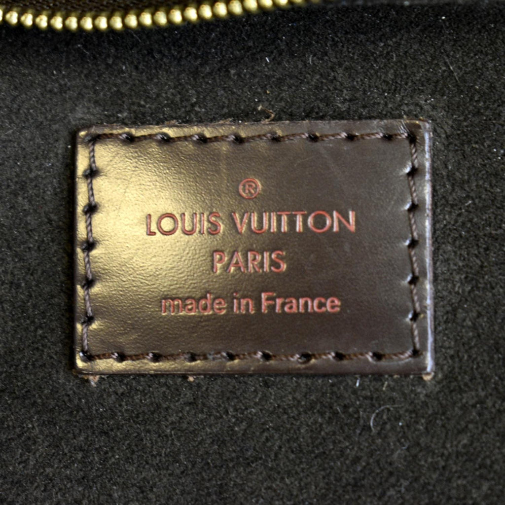 LOUIS VUITTON Portobello PM Damier Ebene Shoulder Bag Brown