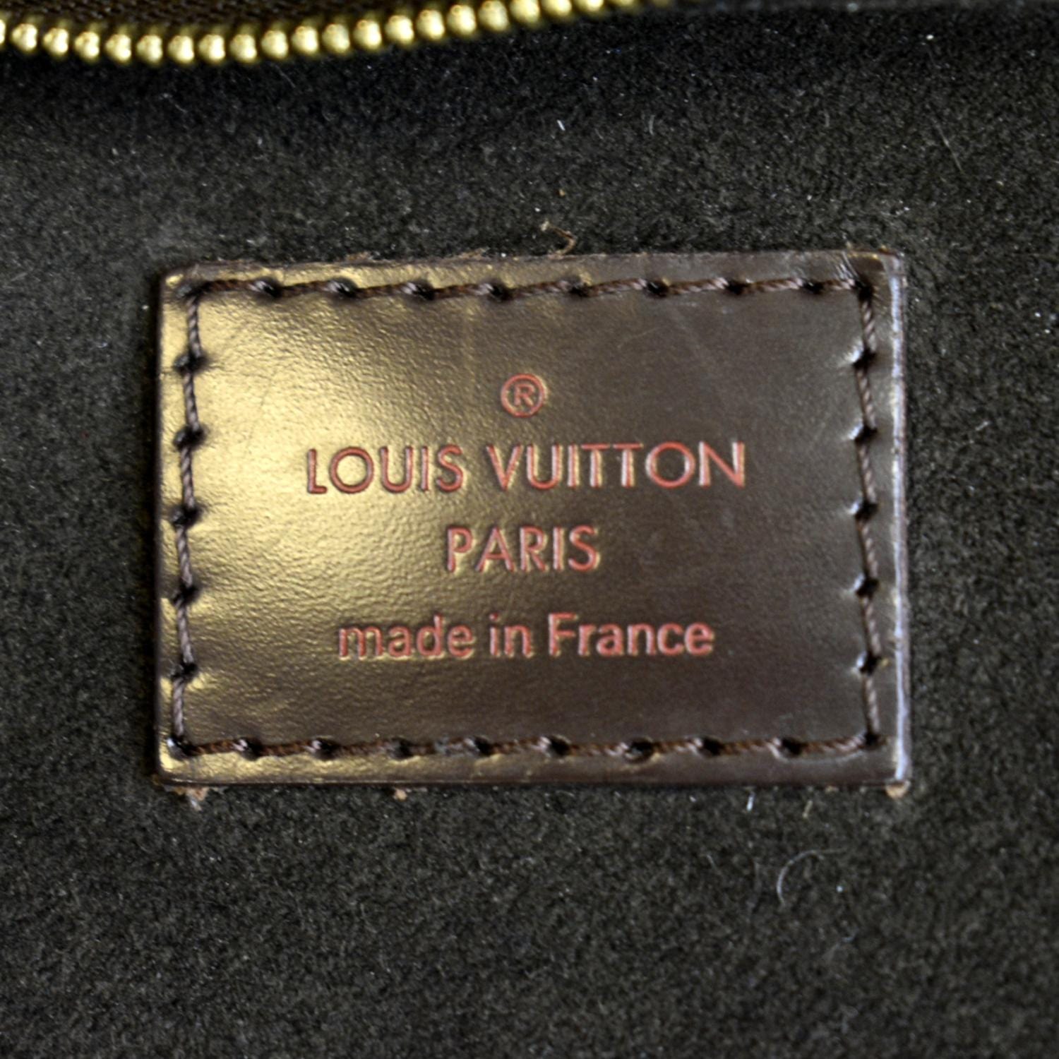 LOUIS VUITTON Portobello PM Damier Ebene Shoulder Bag Brown