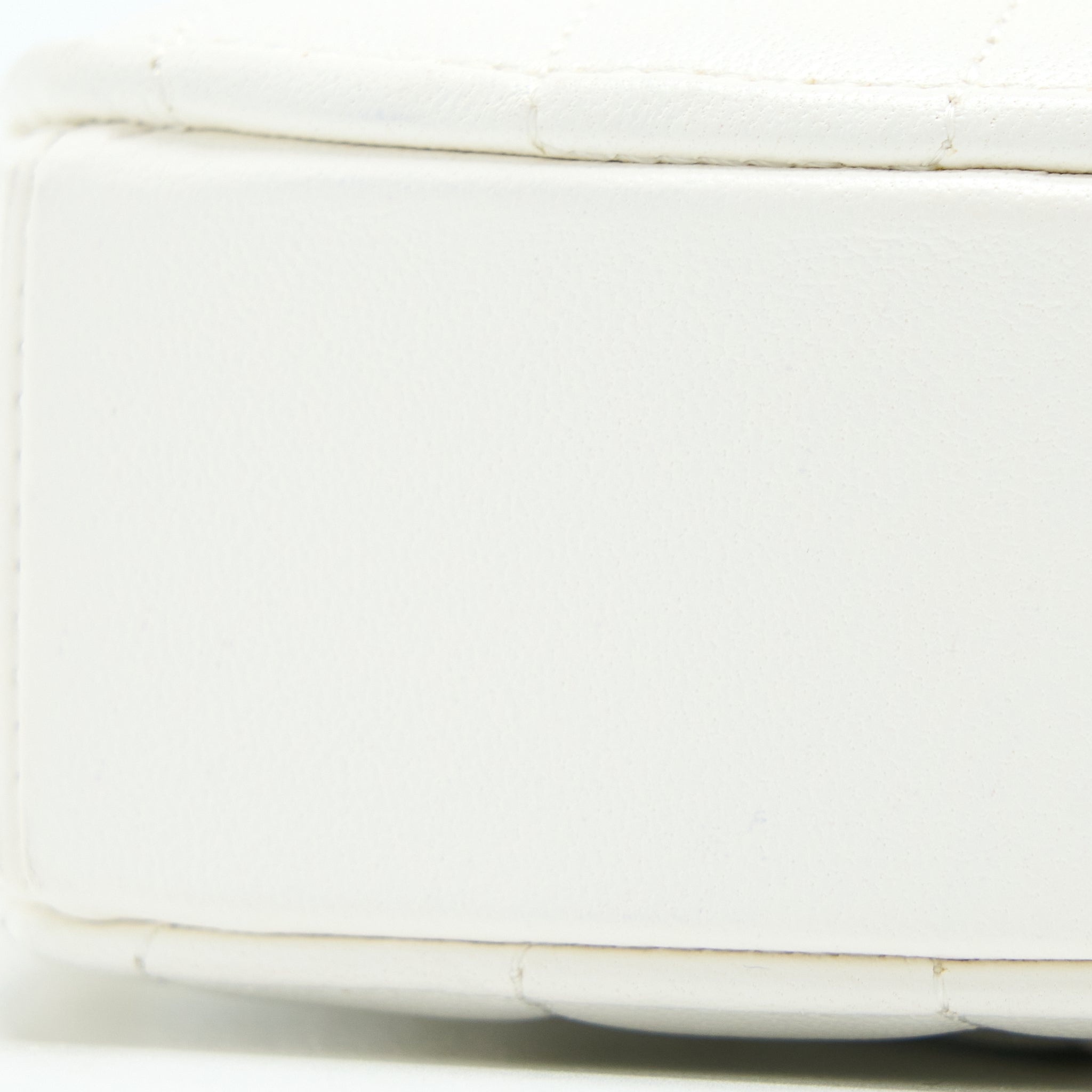 Chanel Small Heart Bag Lambskin White L