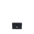 Chanel Classic Flap Card Holder Caviar Black