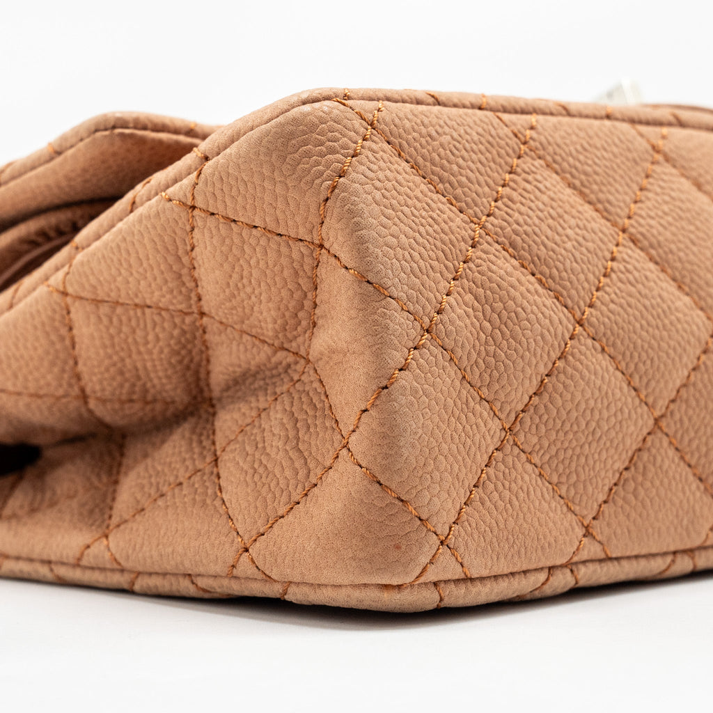 Chanel Small 2.55 Reissue Flap Bag Grained Calfskin Light Brown