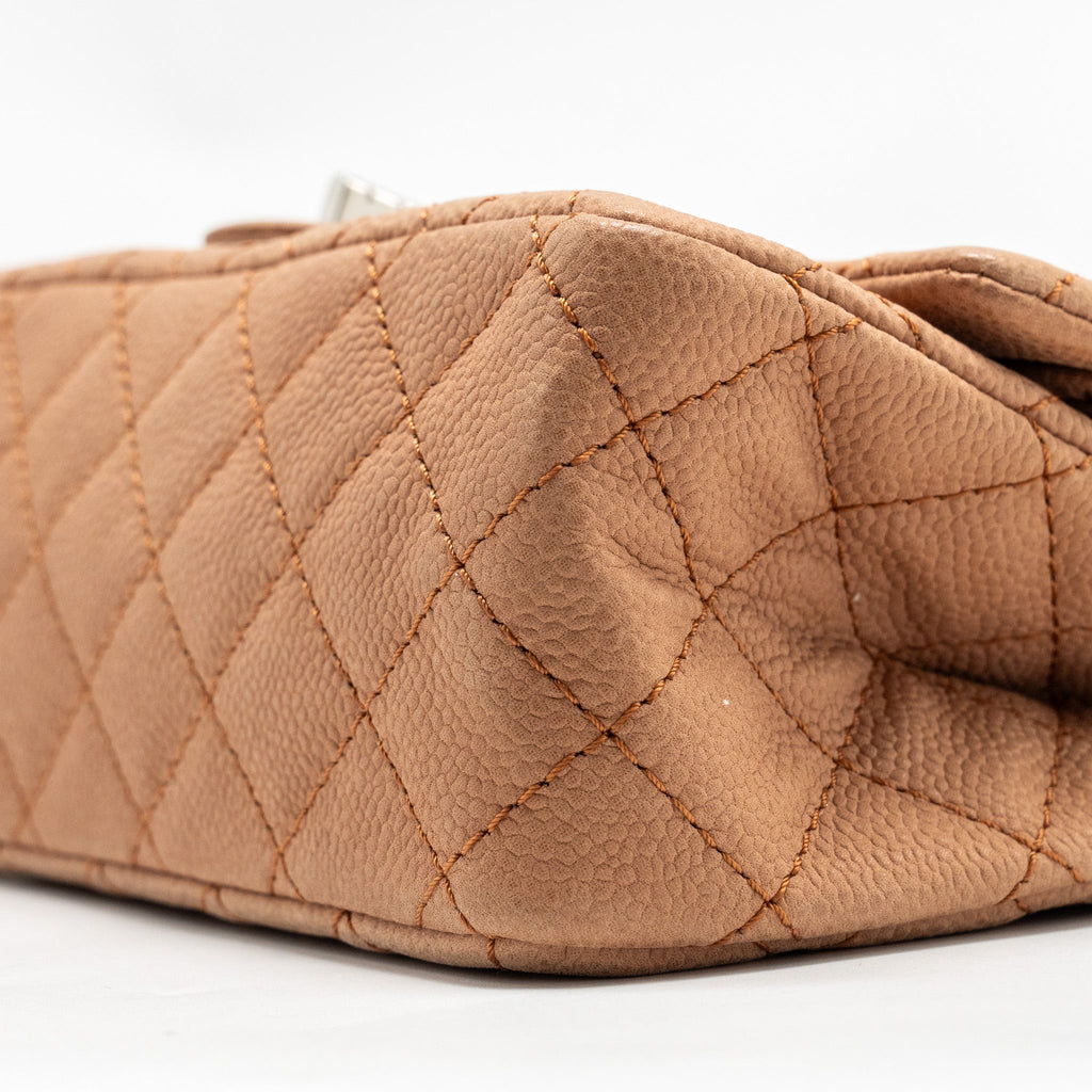 Chanel Small 2.55 Reissue Flap Bag Grained Calfskin Light Brown