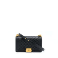 Chanel Medium Boy Caviar Black Brushed Gold Hardware