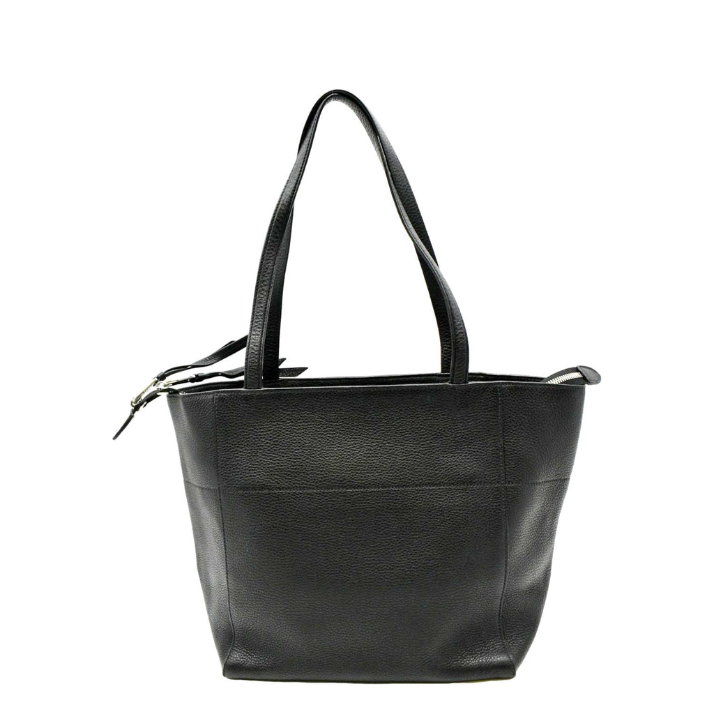PRADA Leather Tote Bag Black