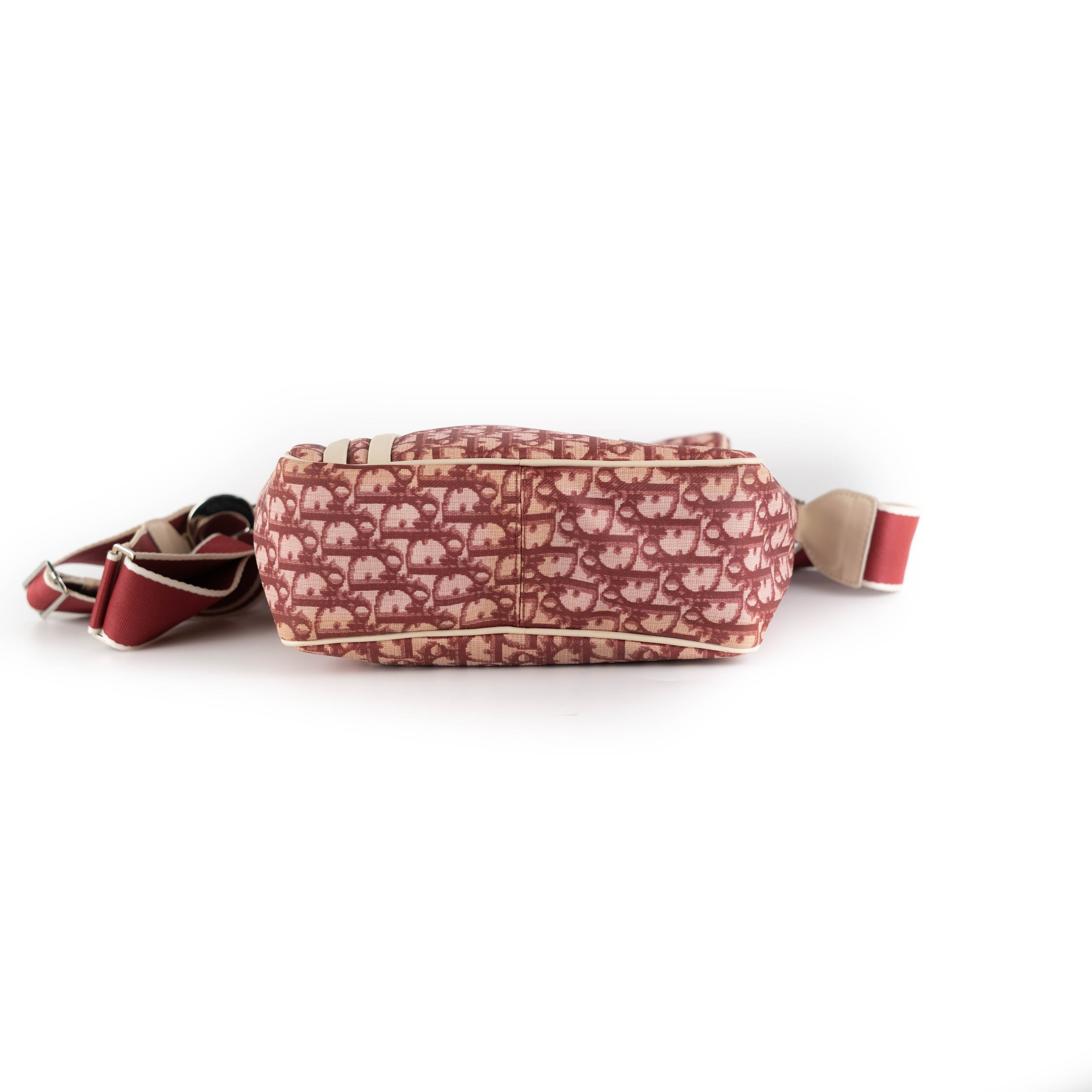 Dior Trotter Large Crossbody Burgundy