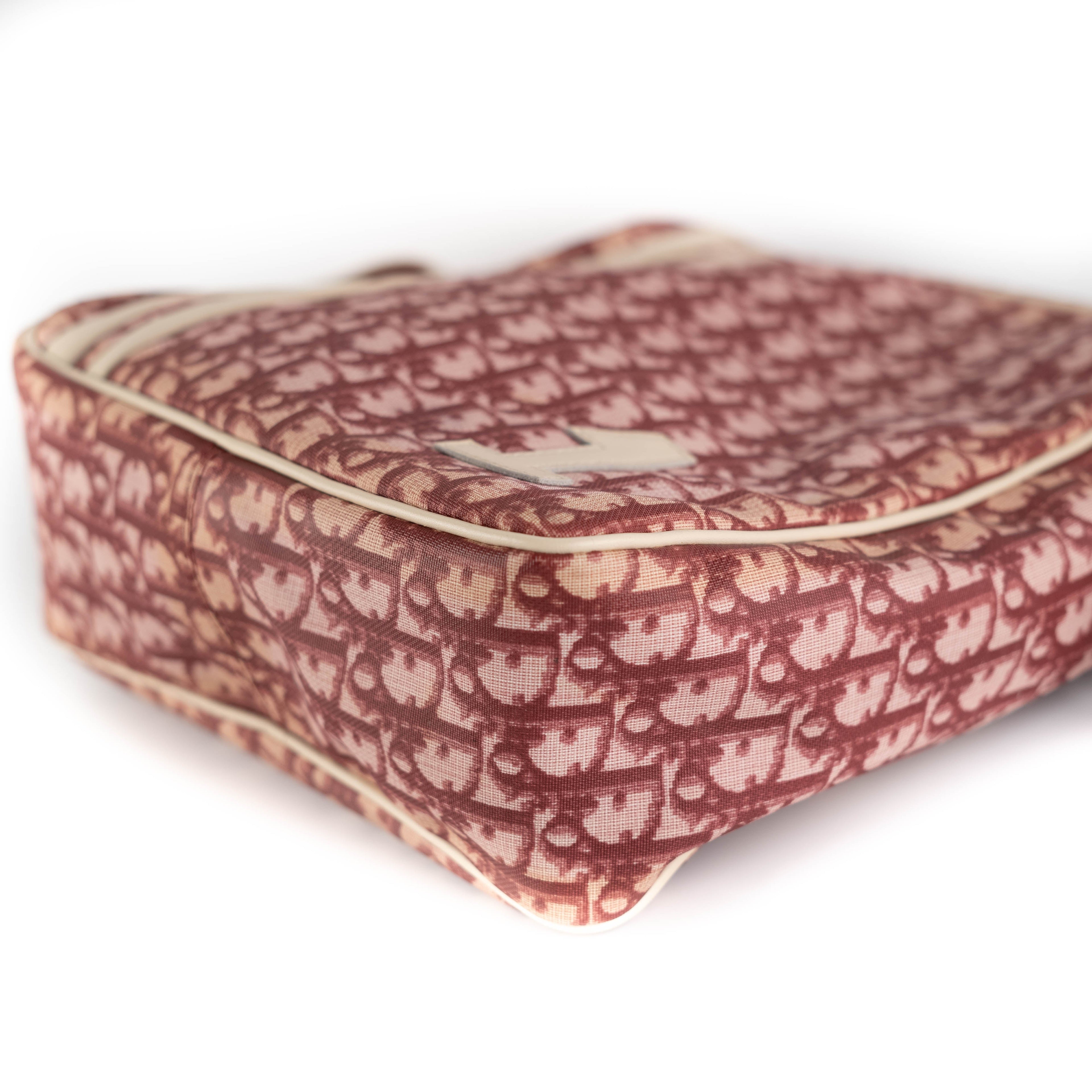 Dior Trotter Large Crossbody Burgundy