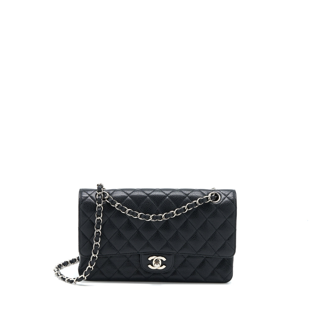 Chanel Medium Classic Double Flap Bag Caviar Black