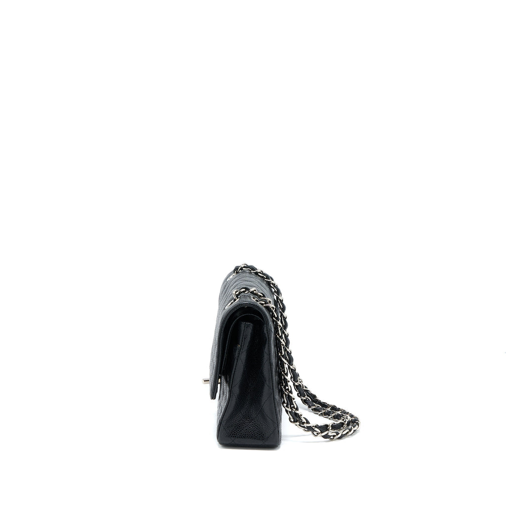Chanel Medium Classic Double Flap Bag Caviar Black