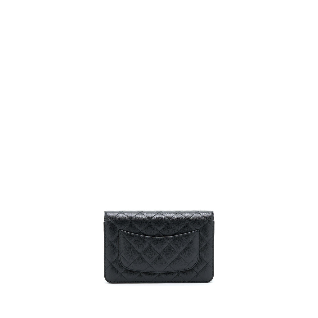 Chanel Classic Wallet On Chain Caviar Black