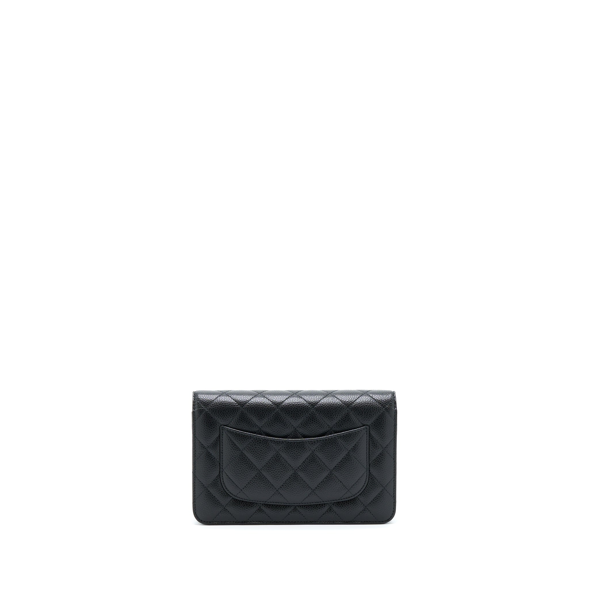 Chanel Classic Wallet On Chain Caviar Black