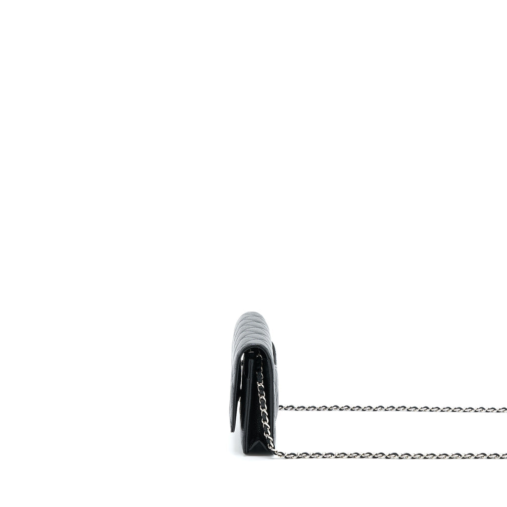 Chanel Classic Wallet On Chain Caviar Black