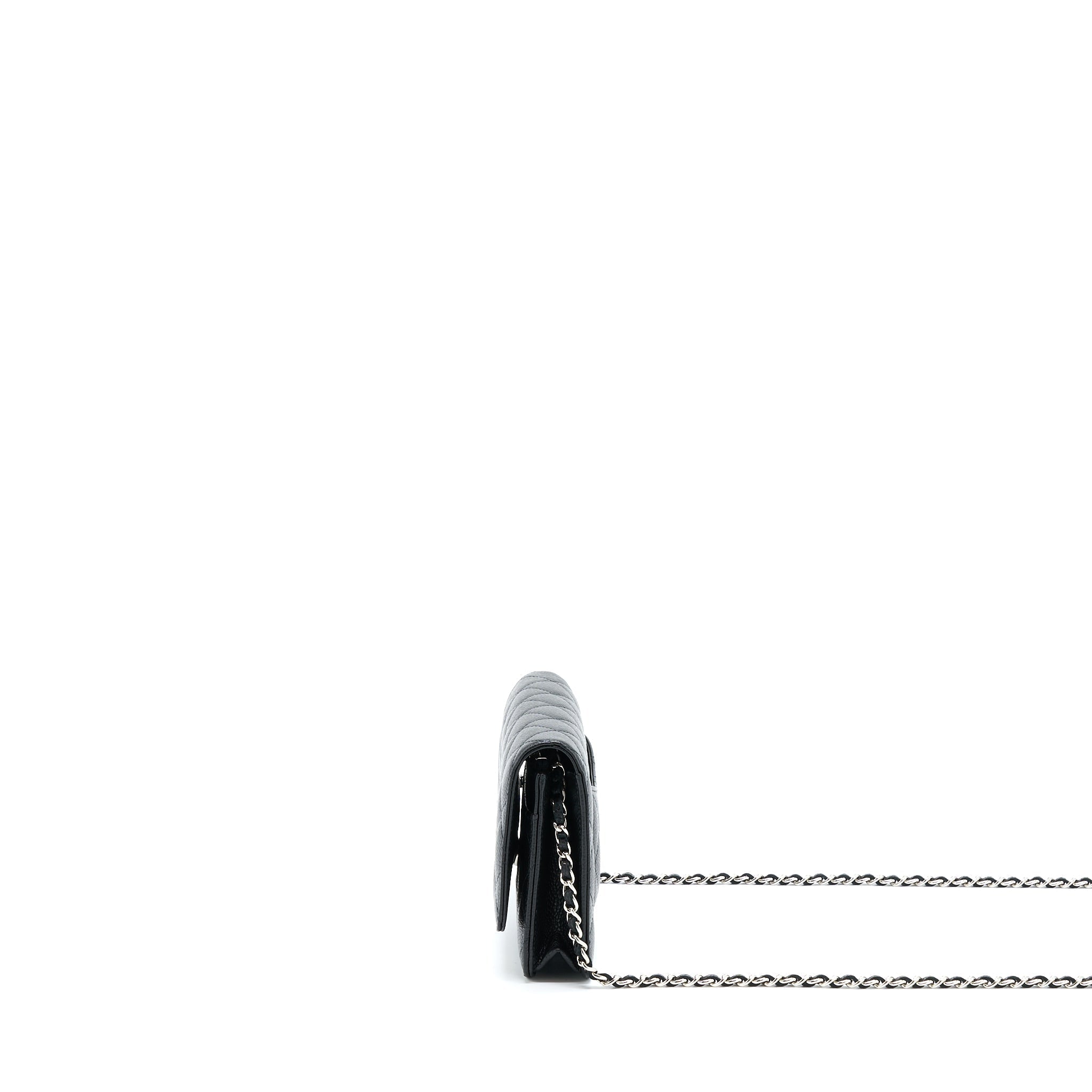 Chanel Classic Wallet On Chain Caviar Black