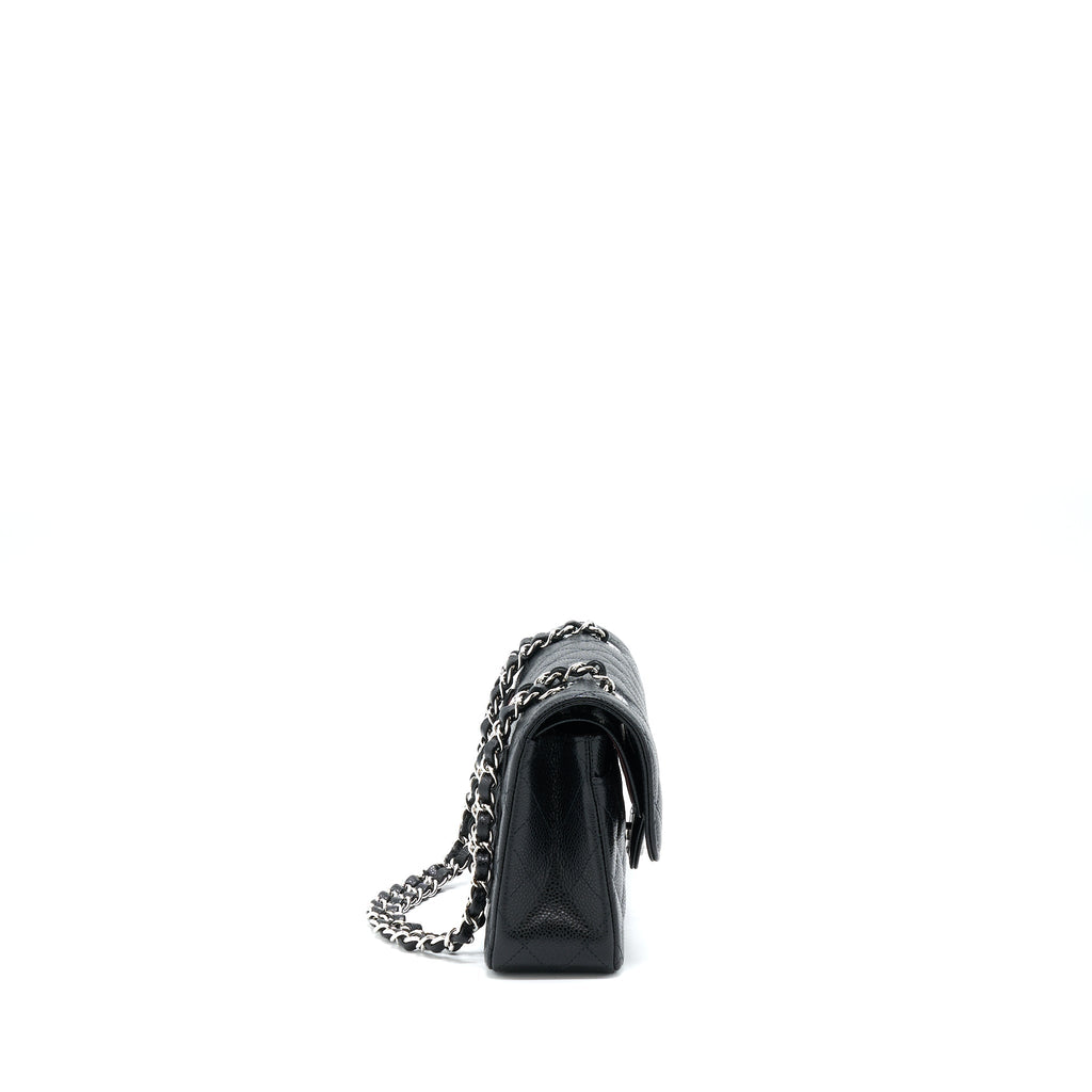 Chanel Small Classic Flap Bag Caviar Black