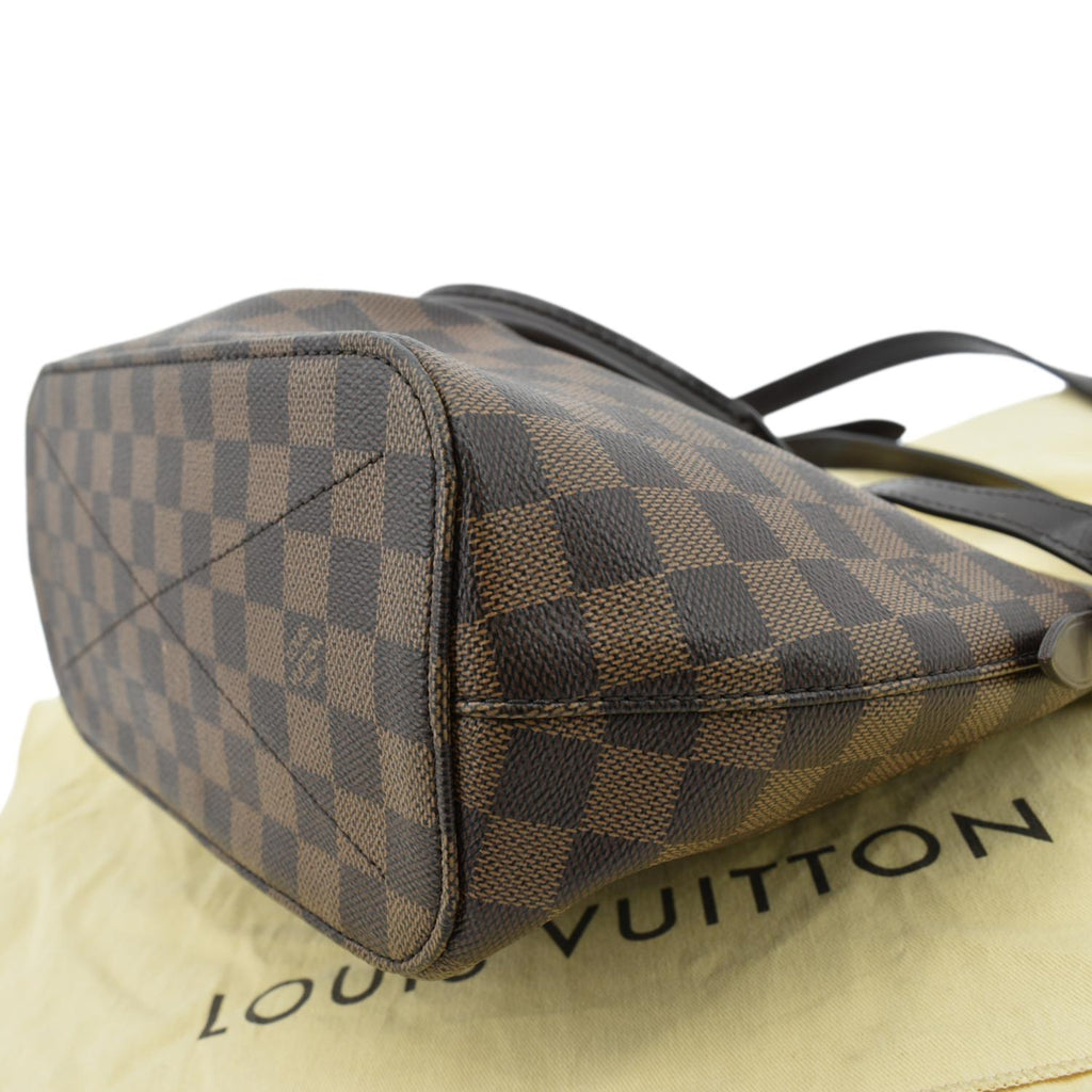 LOUIS VUITTON Siena PM Damier Ebene Shoulder Bag Brown