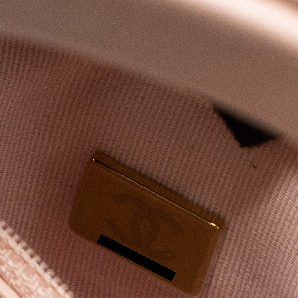 Chanel 23k Mini Shopping Bag Calfskin Light Pink (Microchip)