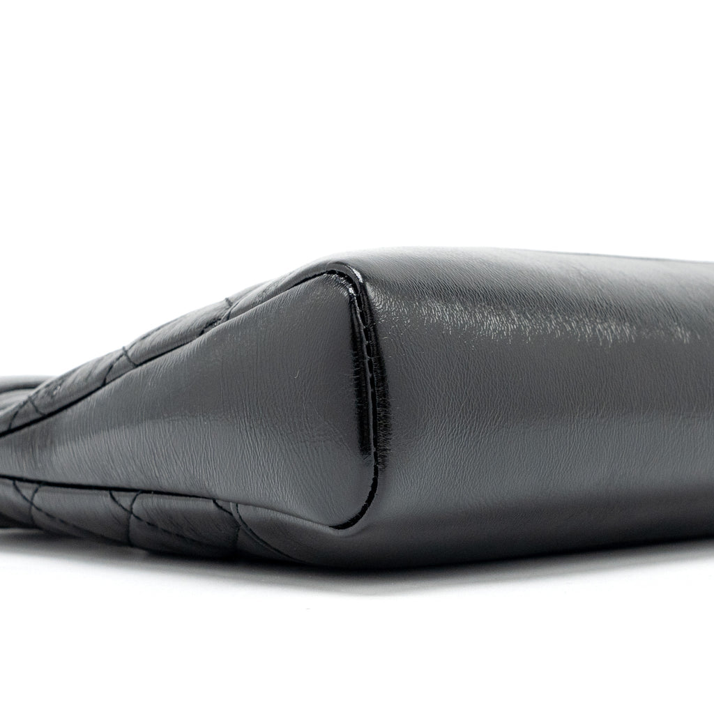 Chanel 24S Mini 31 Bag shiny Lambskin black  (microchip)