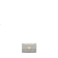 Chanel Boy Flap card holder Caviar light Grey L