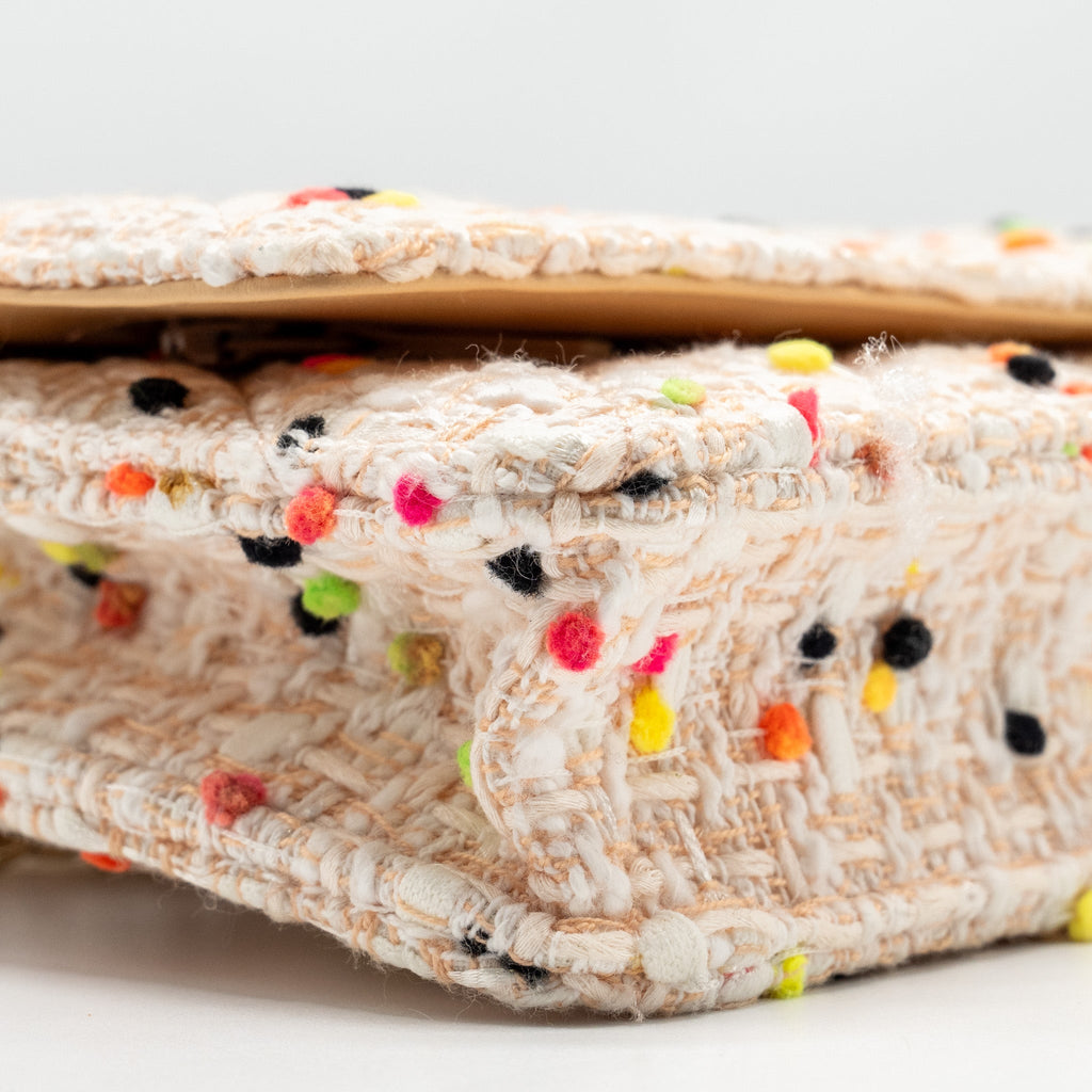 Chanel 19s Wallet On Chain/O Mini Bag Tweed Multicolour L