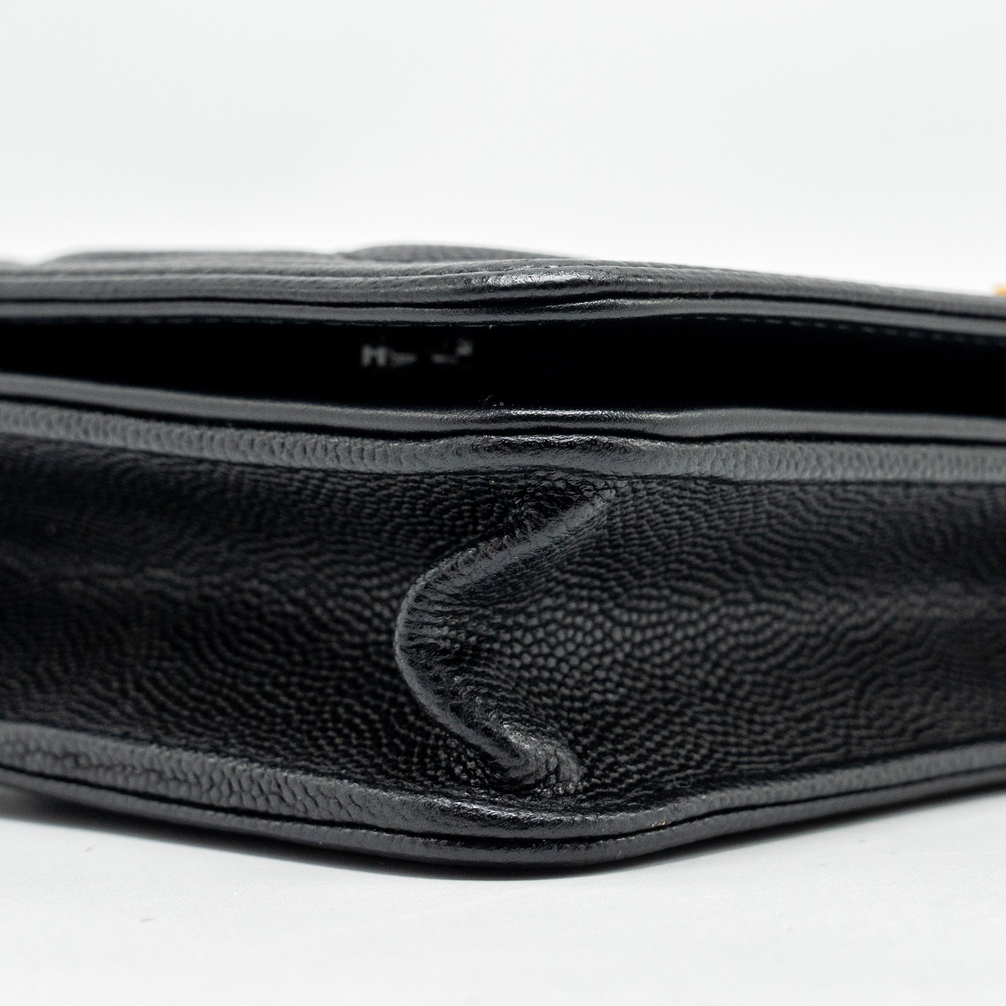 Chanel Boy Wallet On Chain caviar black  (microchip)