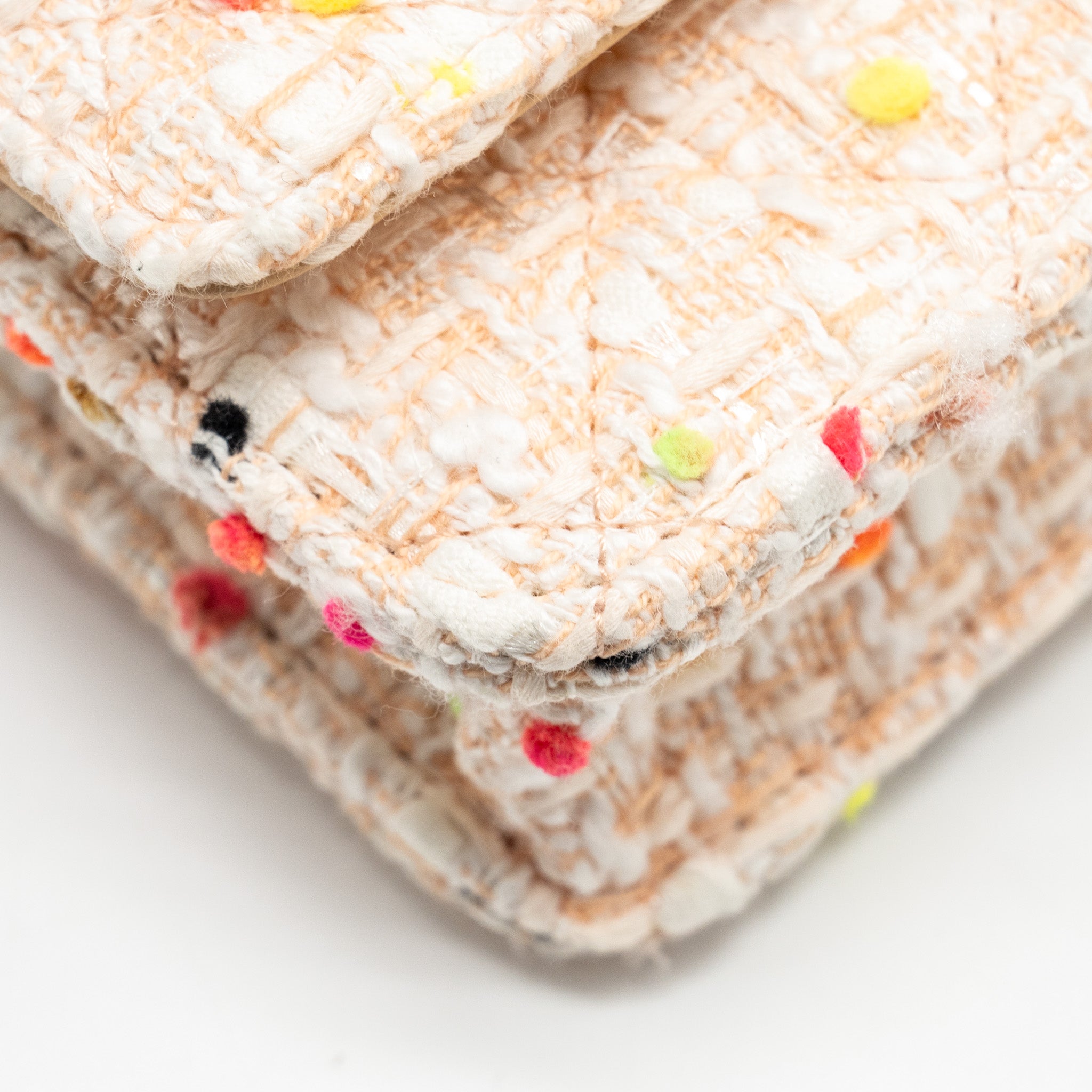 Chanel 19s Wallet On Chain/O Mini Bag Tweed Multicolour L