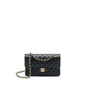 Chanel Small Classic Double Flap Caviar Black