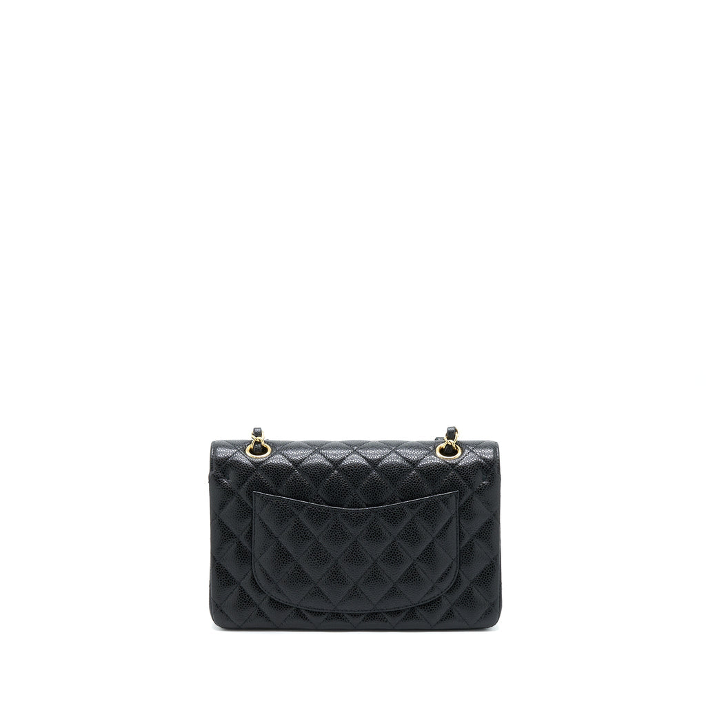 Chanel Small Classic Double Flap Caviar Black