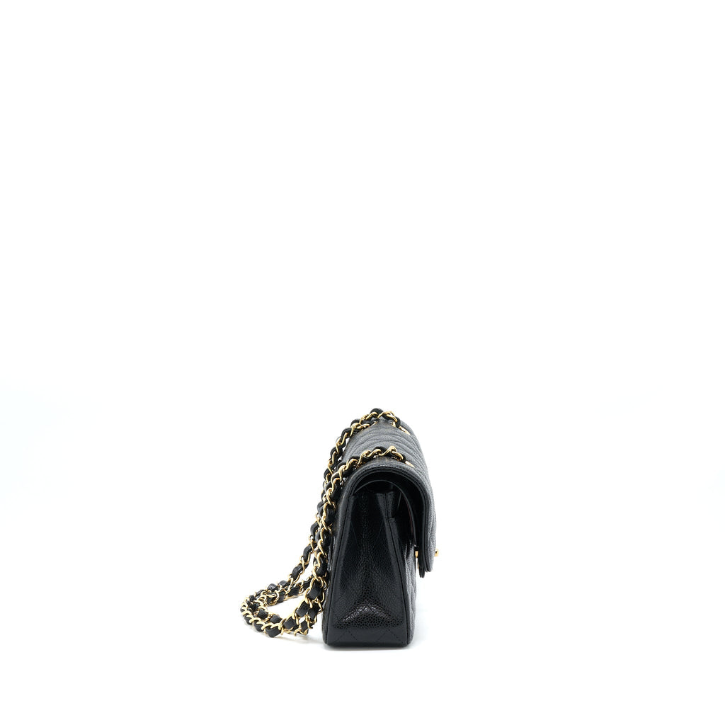 Chanel Small Classic Double Flap Caviar Black