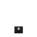 Chanel Small Flap Wallet Velvet Black L