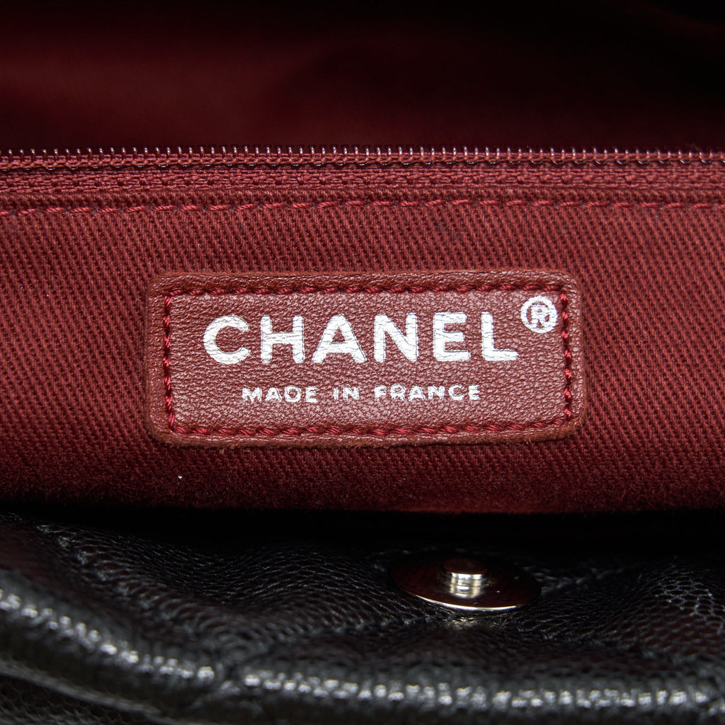 Chanel Timeless Soft Shopper Tote Caviar Black