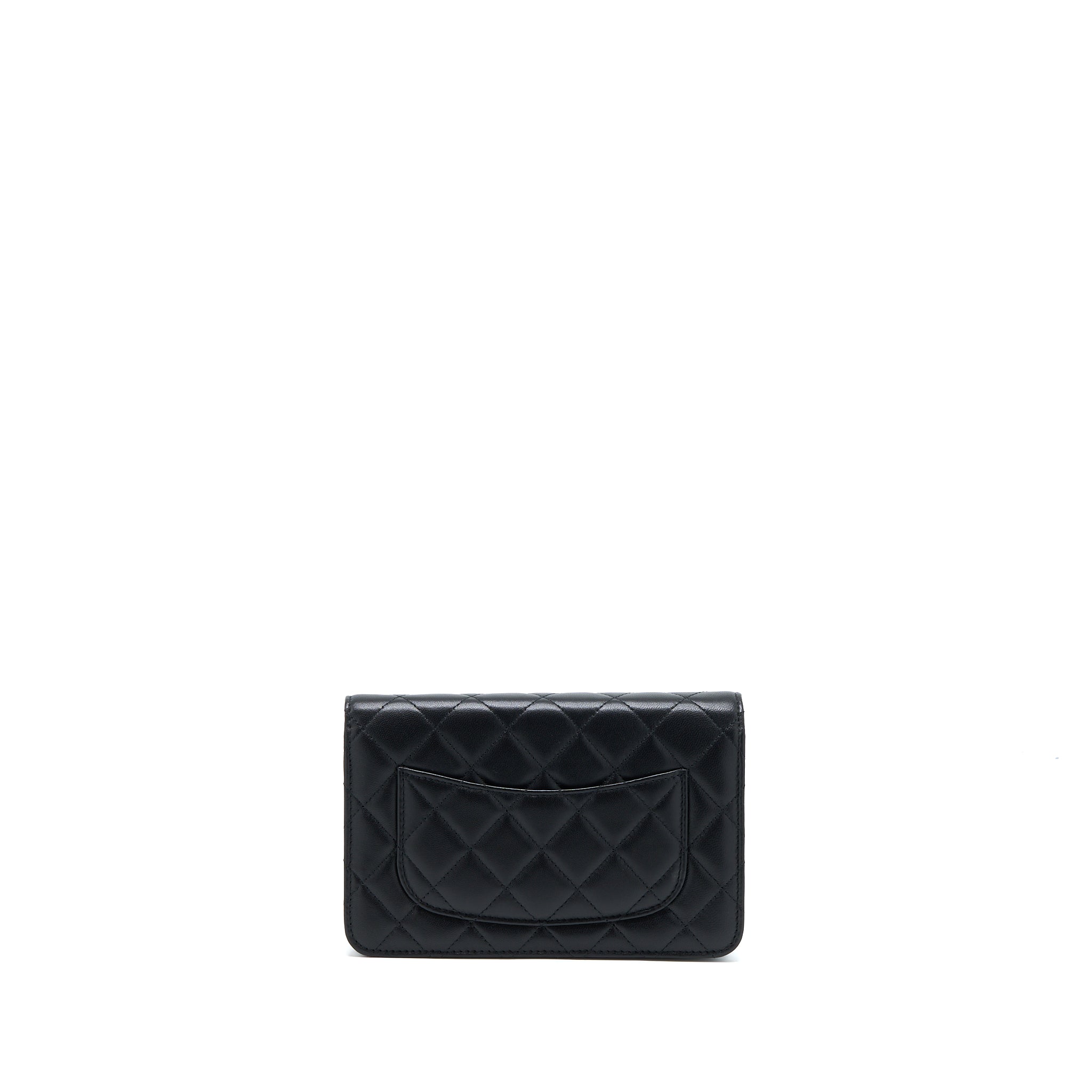 Chanel Classic Wallet on Chain Lambskin Black  (Microchip)