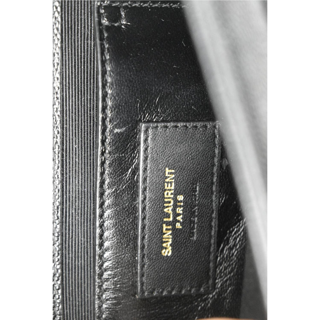 YVES SAINT LAURENT Kate Leather Shoulder Bag Black
