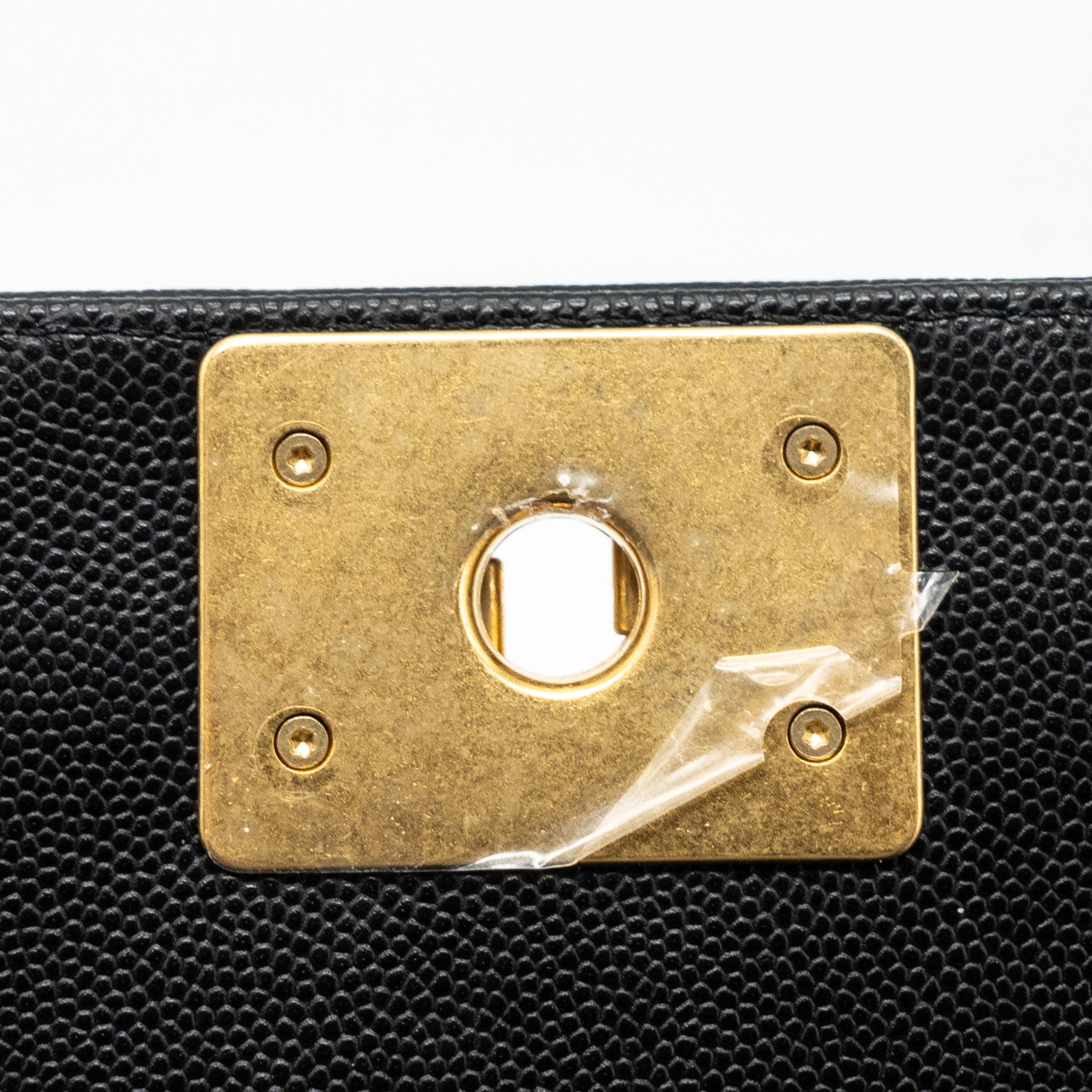 CHANEL SMALL BOY Bag Caviar BLACK  (Microchip)