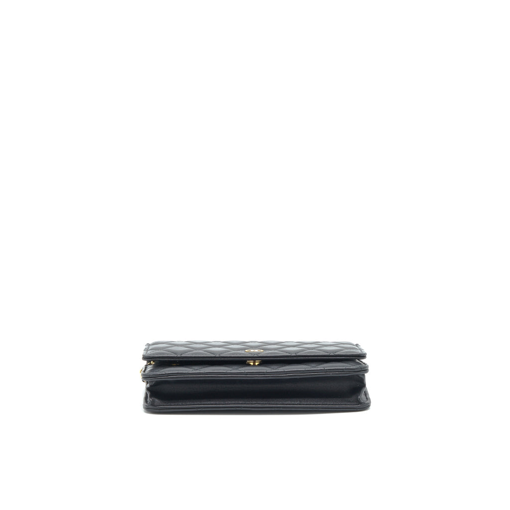 Chanel Classic Wallet On Chains Lambskin Black