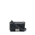 Chanel Small Boy Bag Caviar Black Ruthenium Sliver Hardware