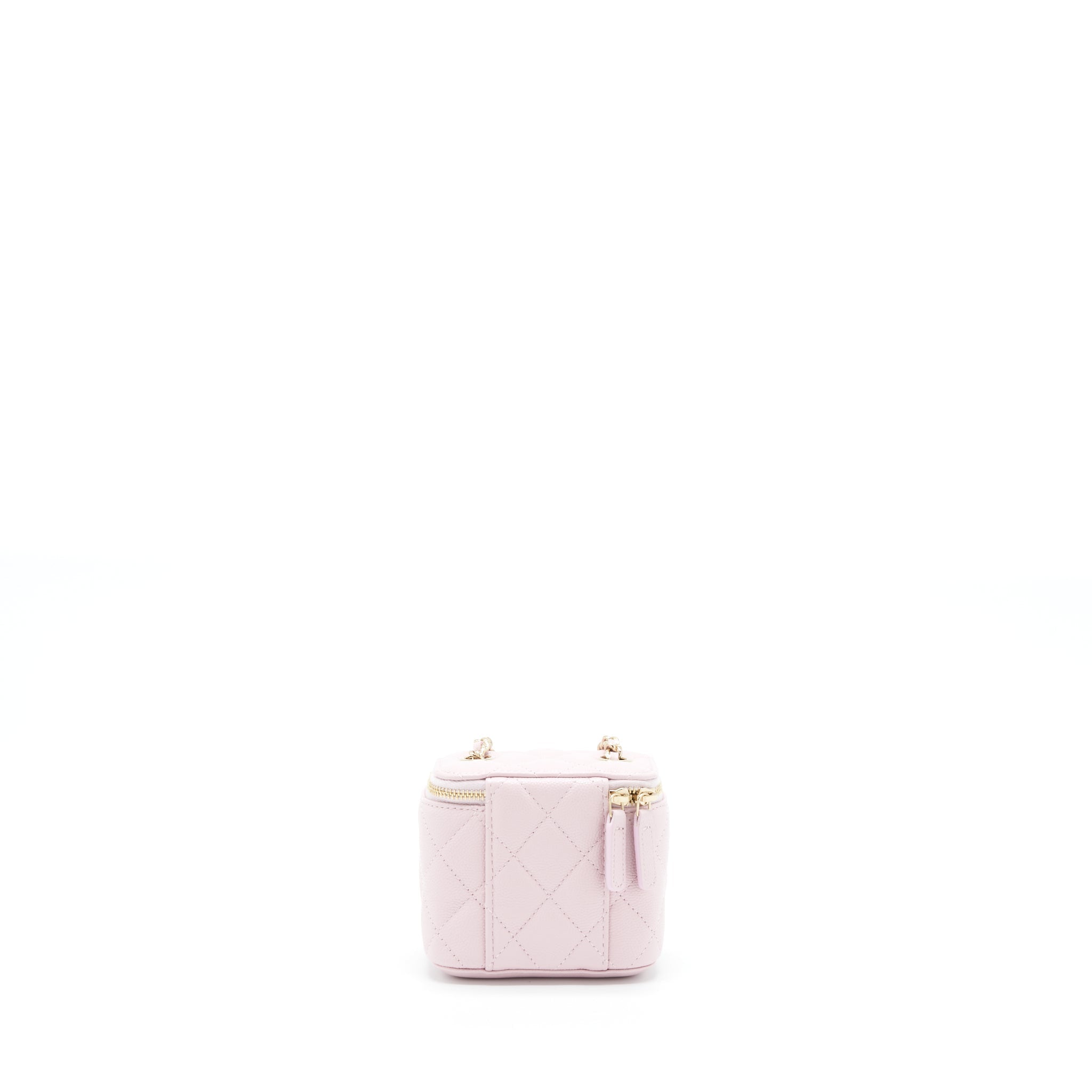 Chanel Mini Vanity Case Caviar Pink L