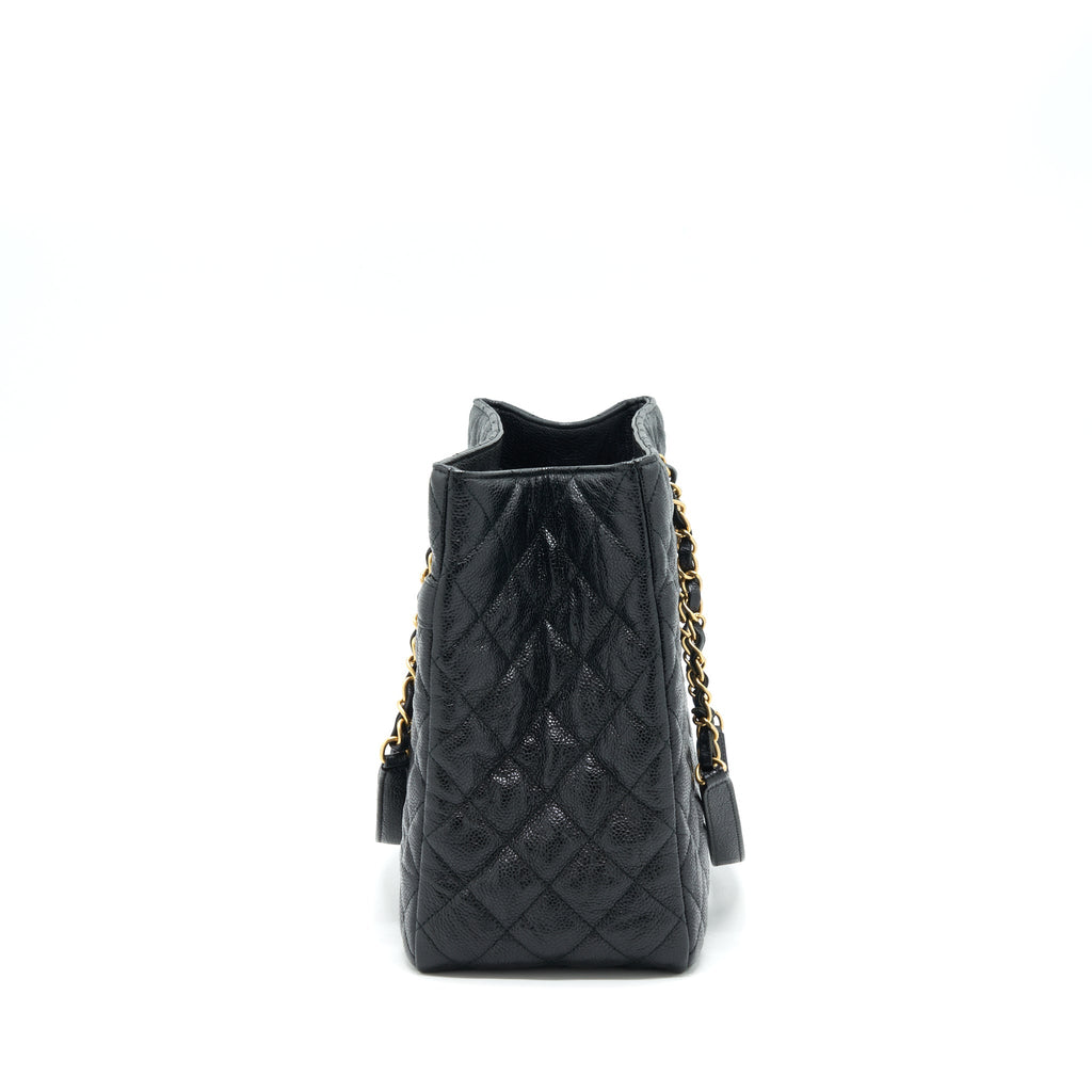 Chanel Shopping Tote Bag Caviar Black