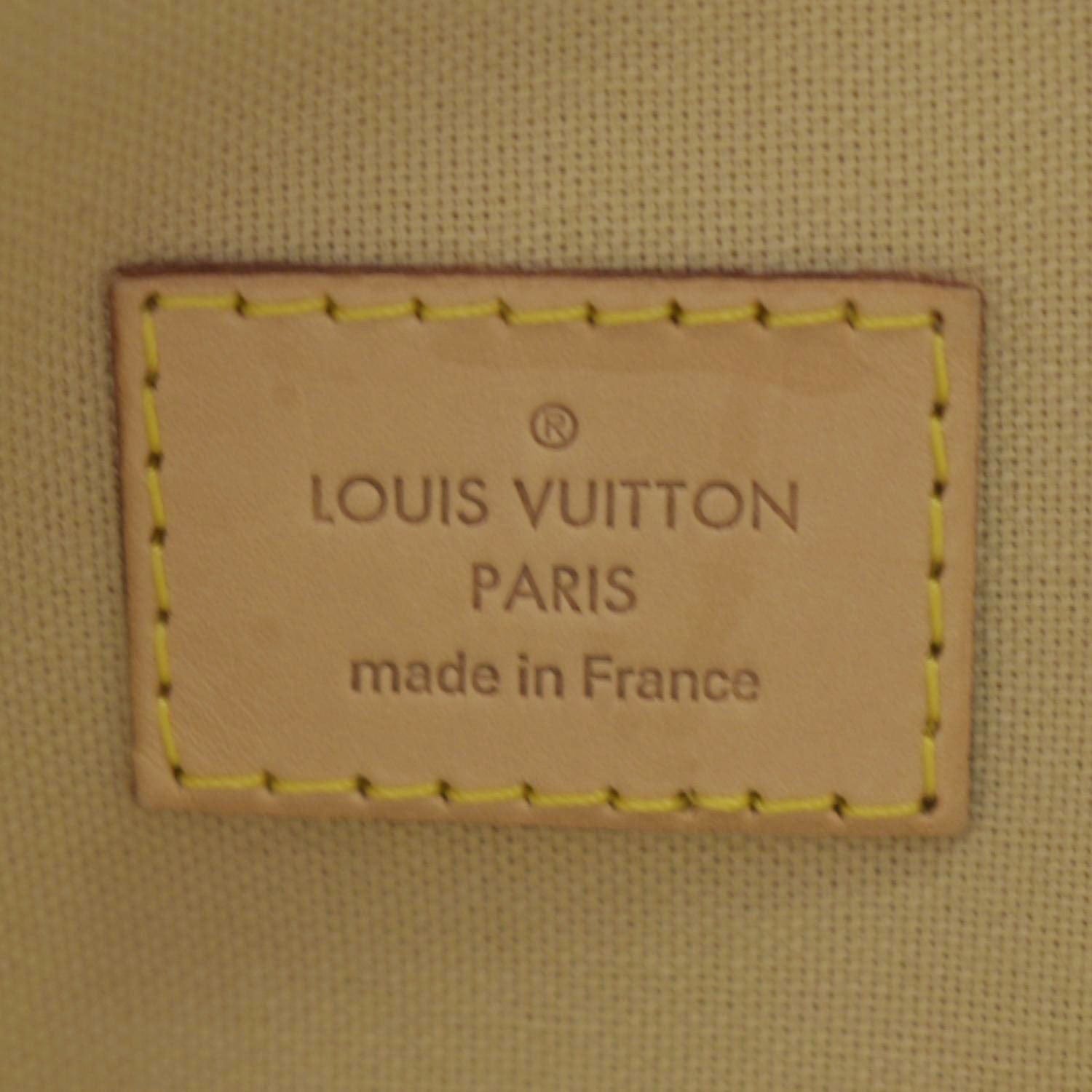 LOUIS VUITTON Soffi Damier Azur Satchel Shoulder Bag White