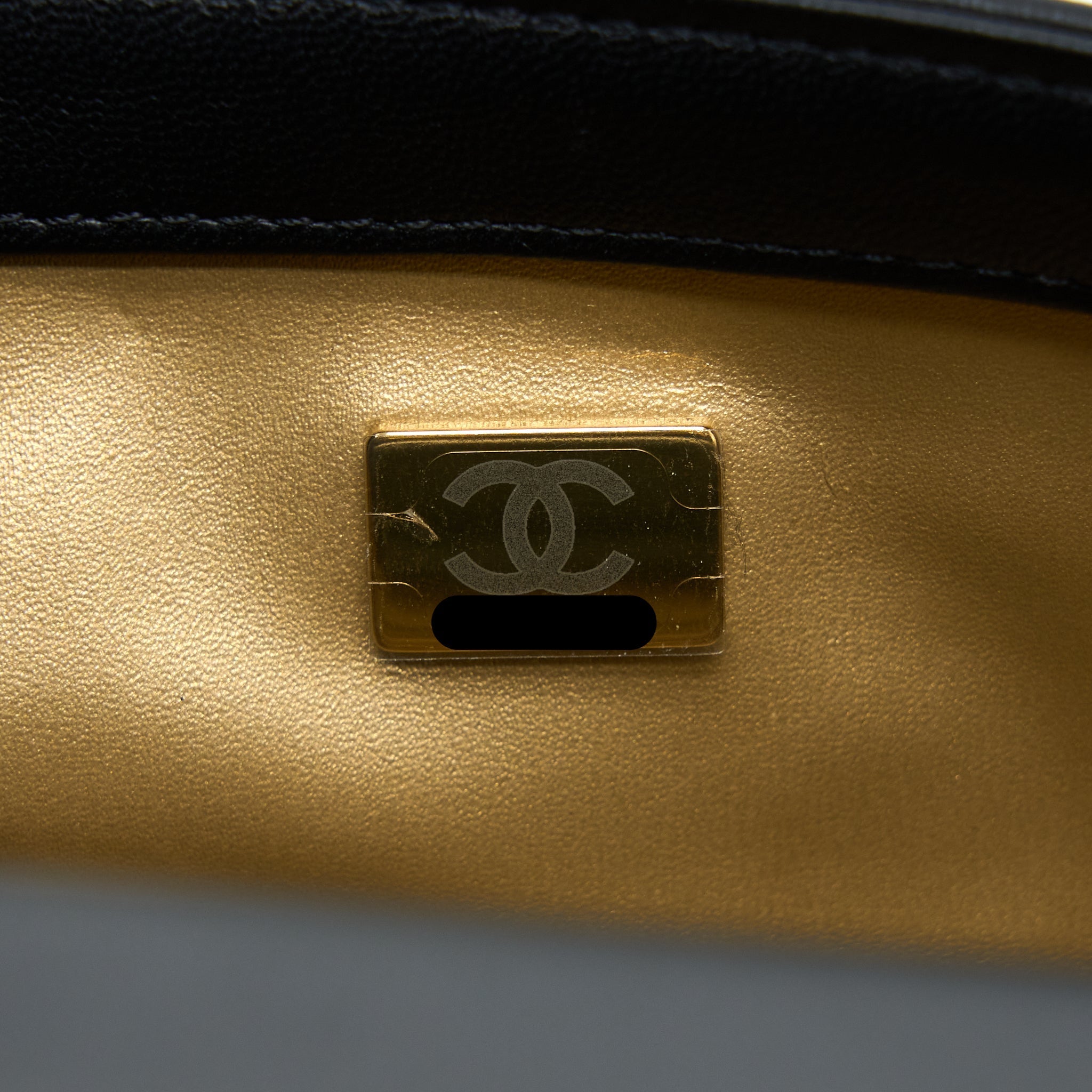 Chanel Pearl Crush Mini Rectangular Lambskin Black Brushed  (Microchip)
