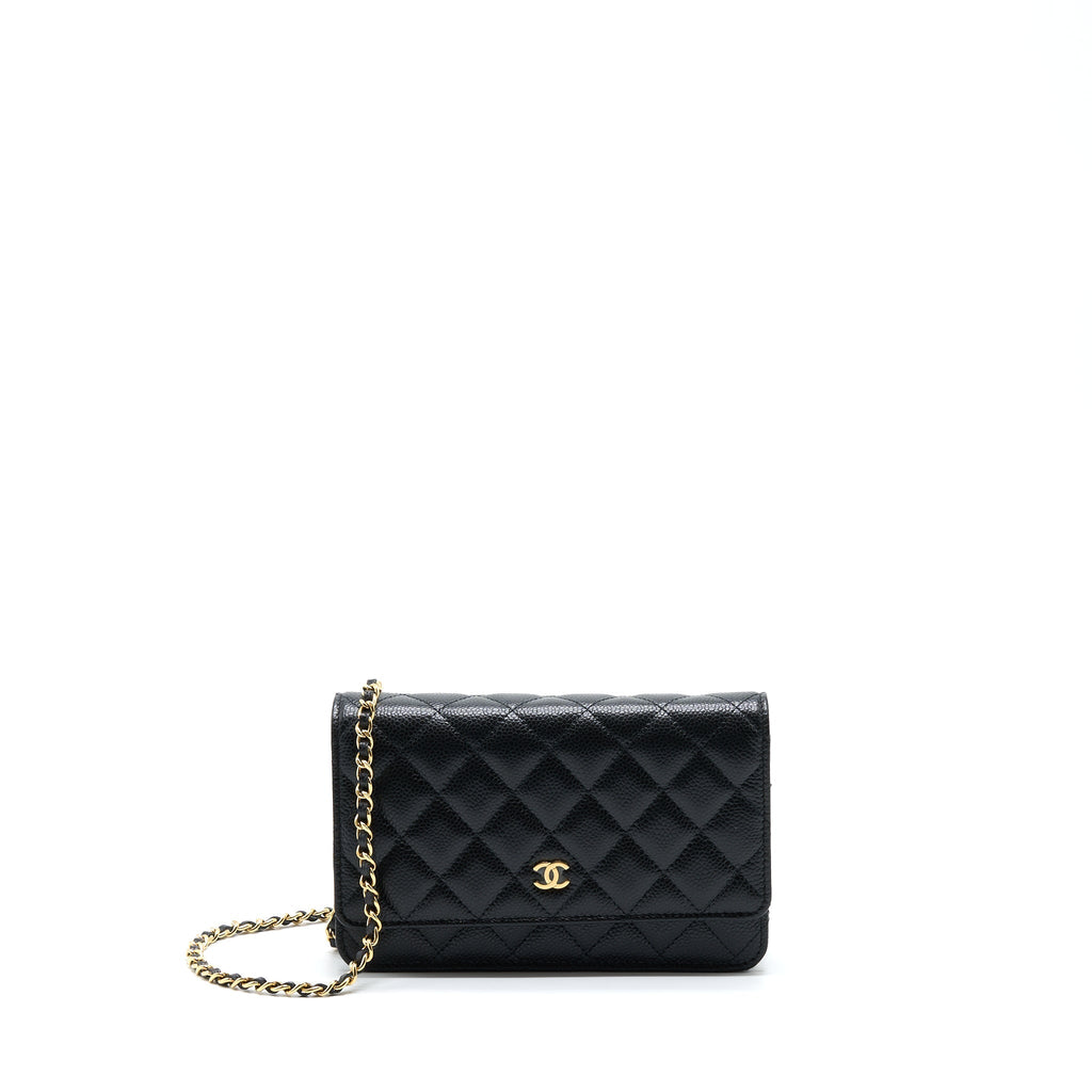 Chanel Classic Wallet On Chain Caviar Black