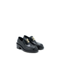 Chanel 22K Size 38 Loafer Leather Black