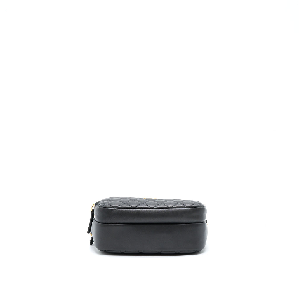 Chanel Camera Case Quilted Calfskin Black