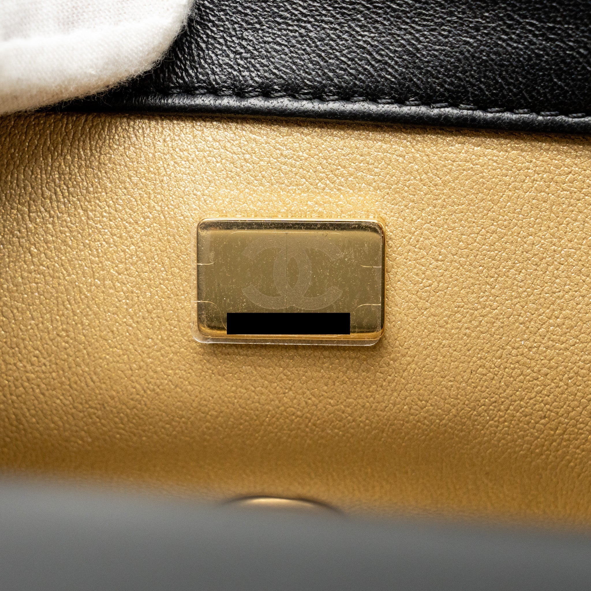 Chanel 25P Camellia Adjustable Chain Flap Bag Lambskin Black (microchip)