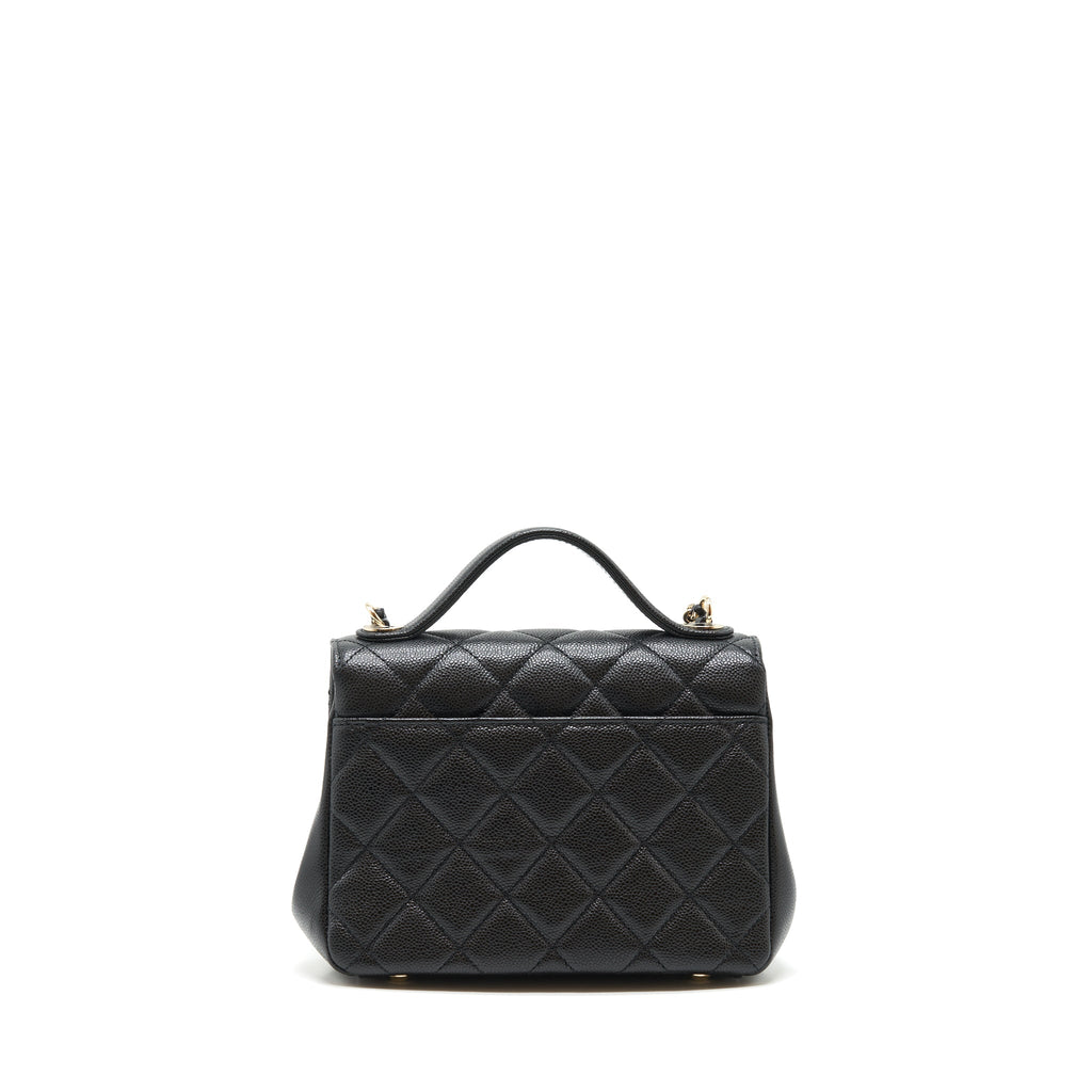 Chanel Small Business Affinity Caviar Black L