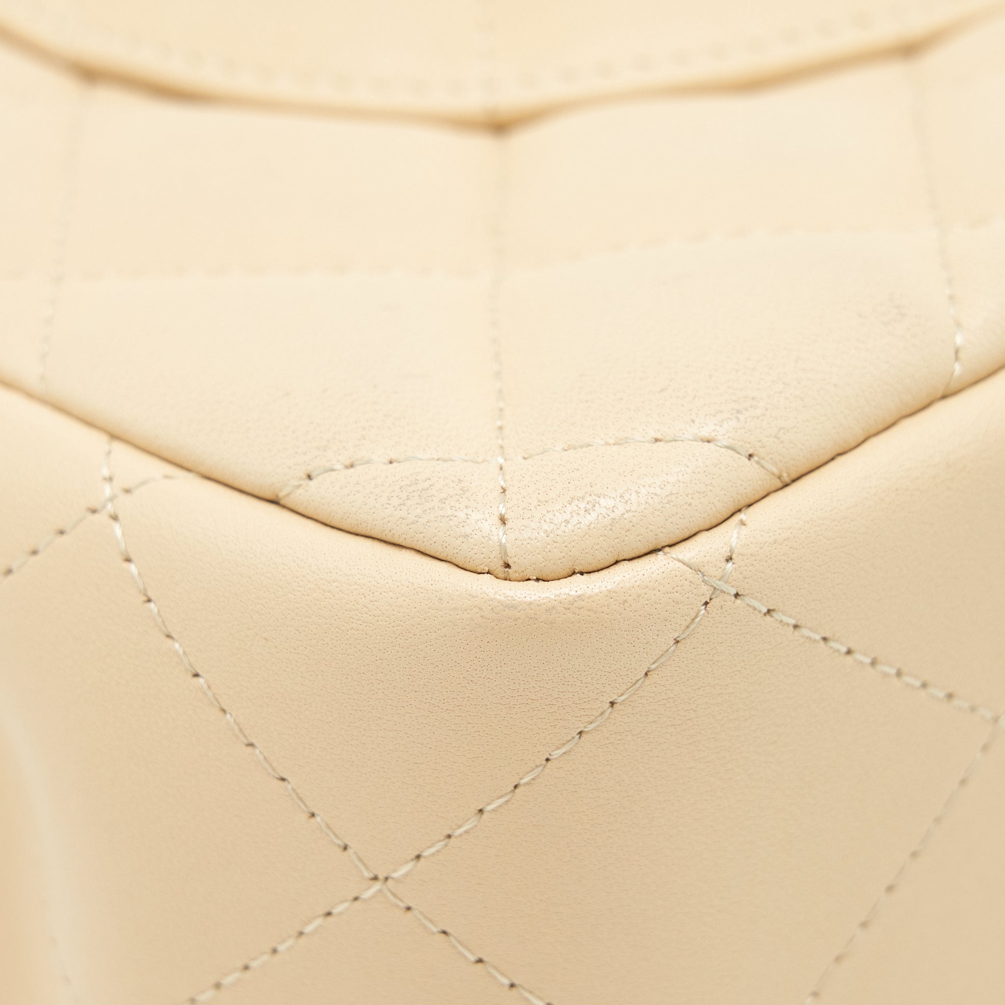 Chanel Jumbo Classic Double Flap Bag Lambskin Beige L