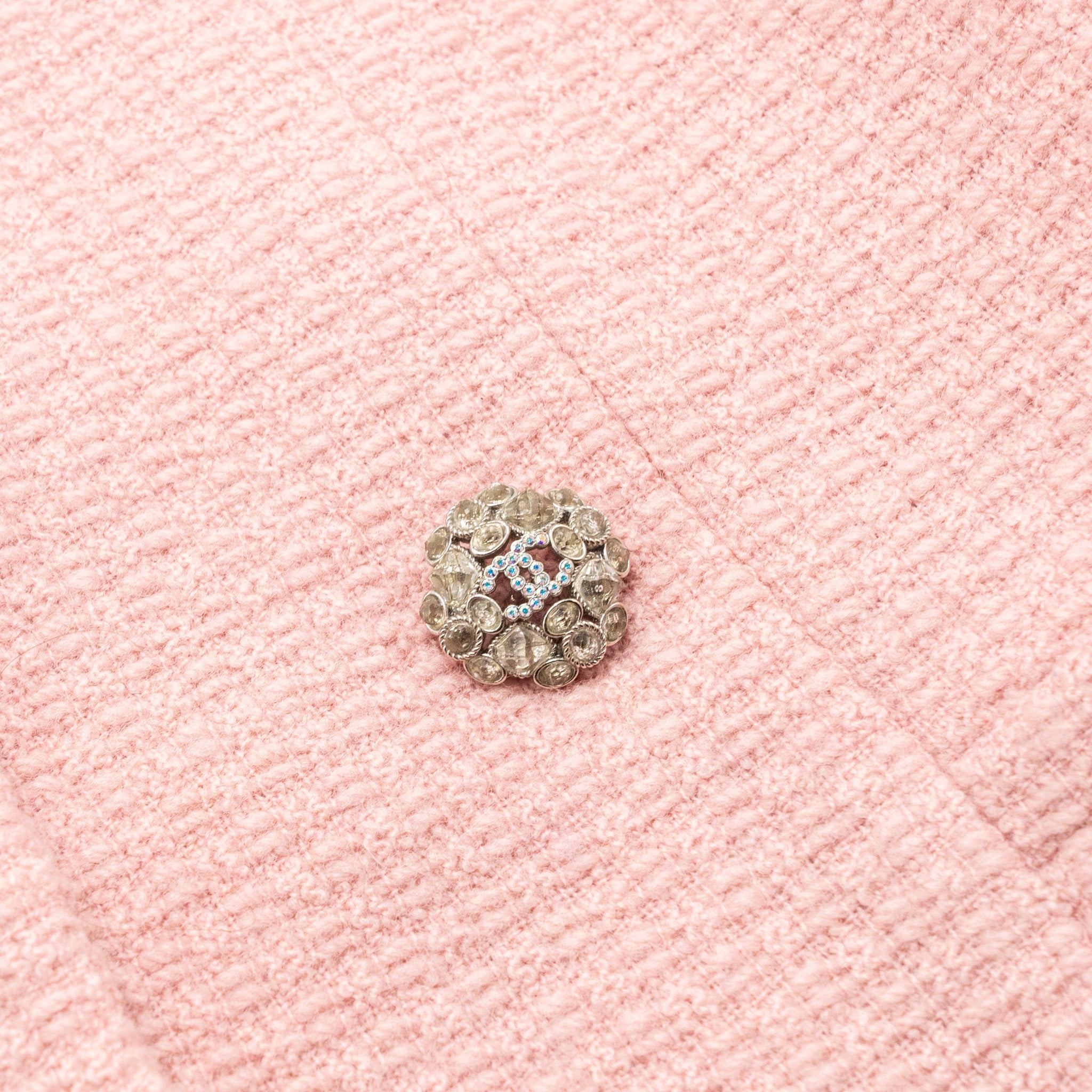 Chanel size 34 22K jacket wool light pink