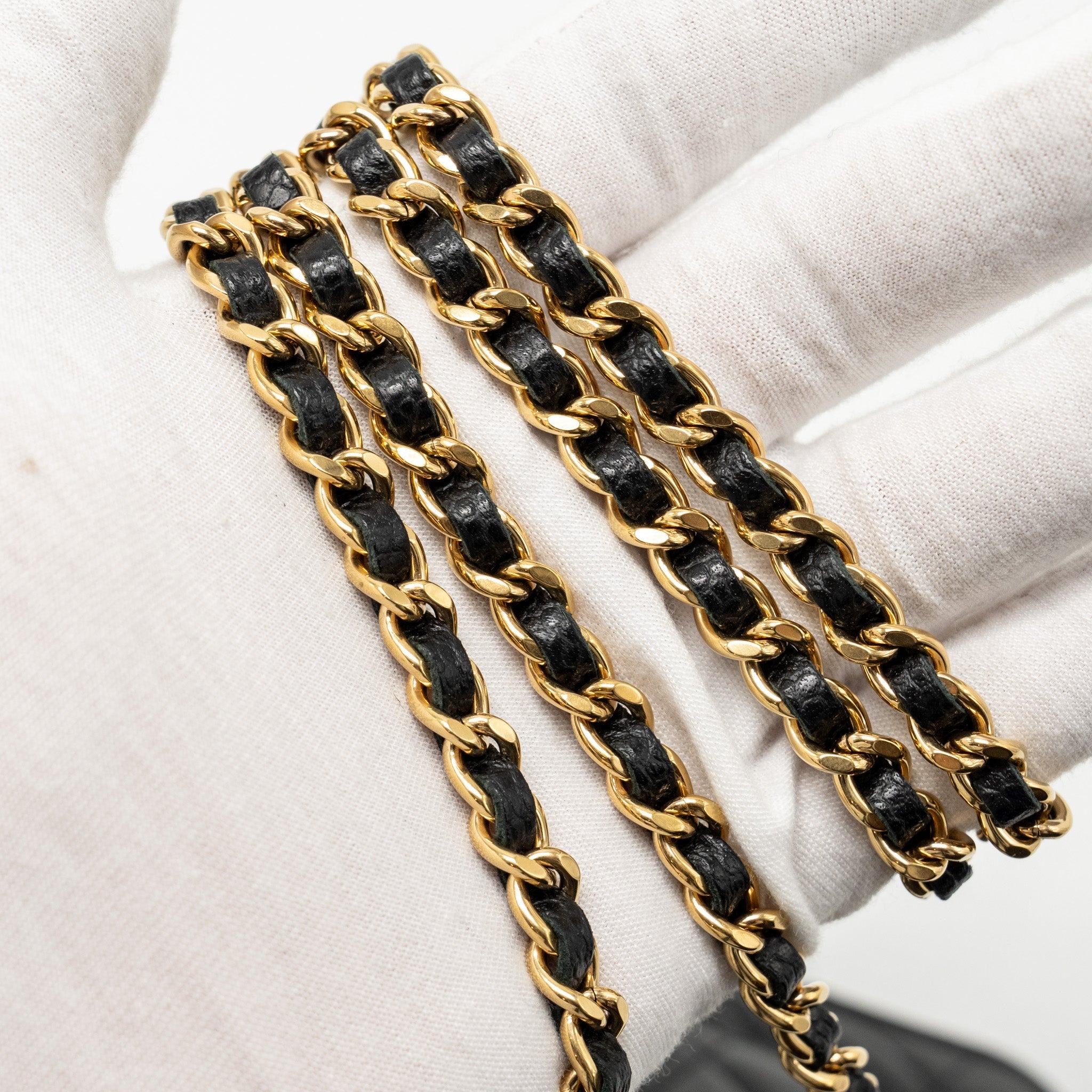 Chanel Classic Wallet on Chain Caviar Black (microchip)