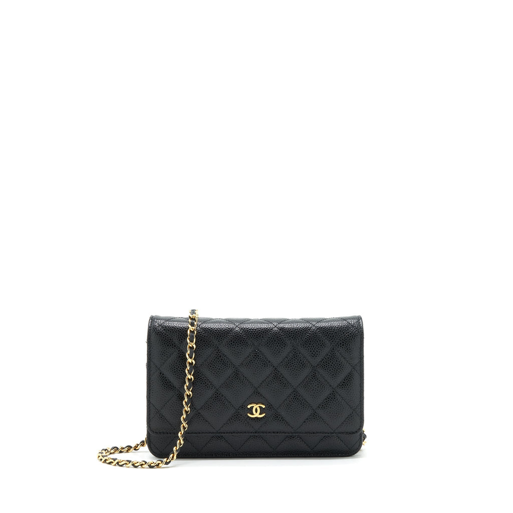 Chanel Classic Wallet On Chain Caviar Black