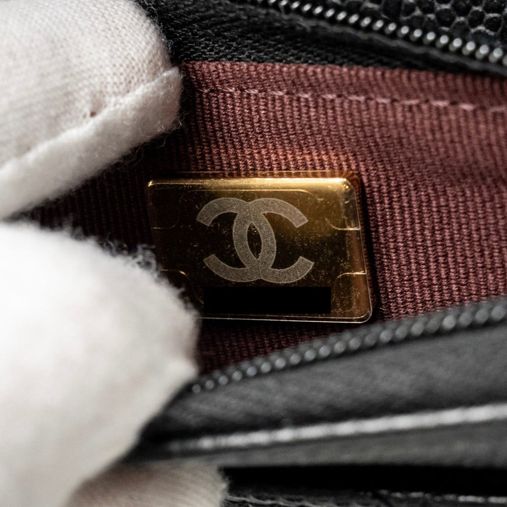 Chanel Classic Wallet on Chain Caviar Black (microchip)